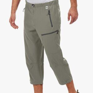 Mapamyumco Men's Hiking Pants, Quick-Drying, 3/4 Length, Lightweight Capri Short